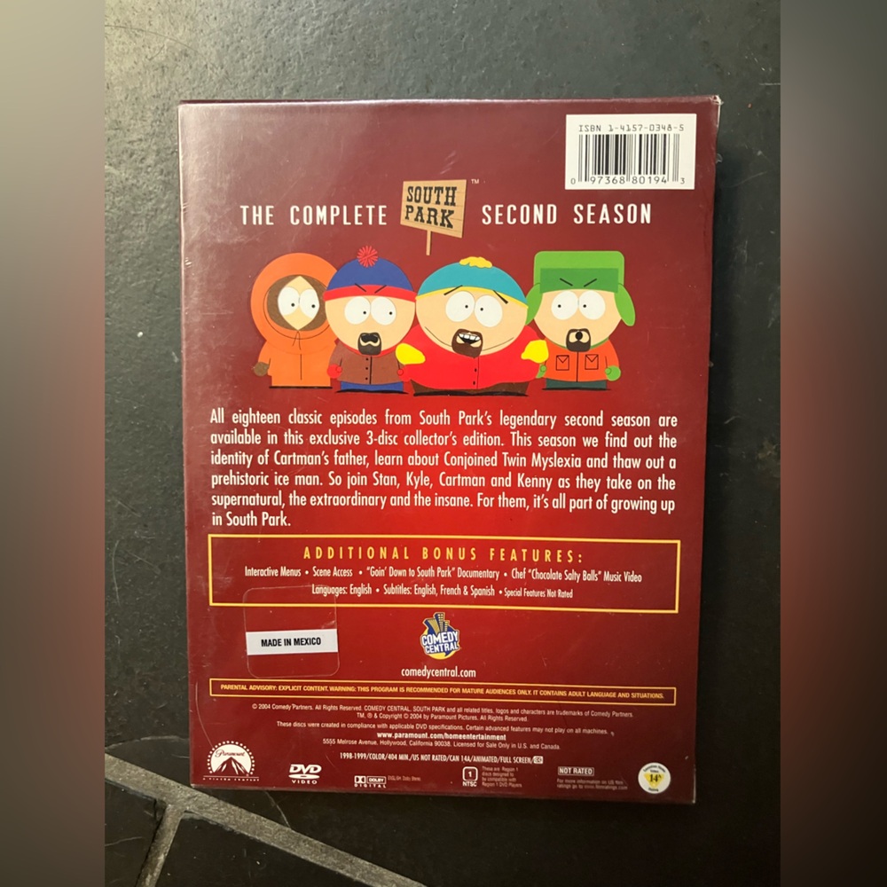 Complete second season of South Park DVD set - Picture 2 of 2